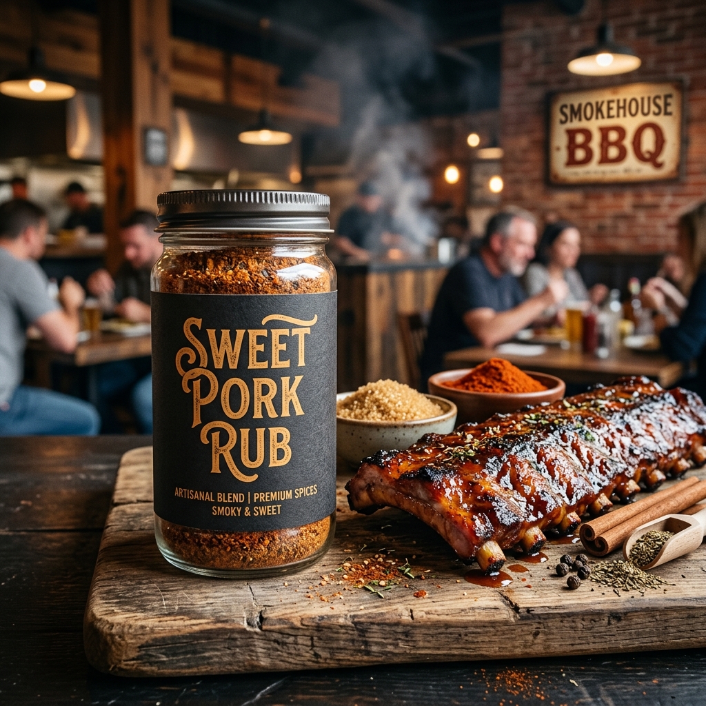 Rub Sweet Pork Smokeds